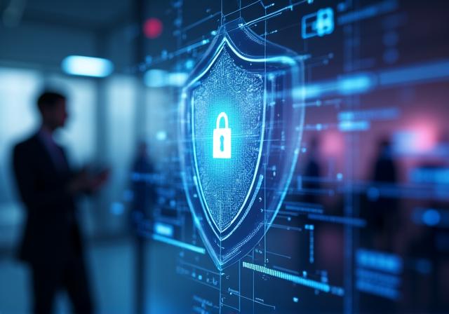 Data security and professional HR compliance concept